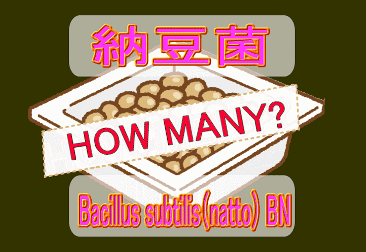 納豆菌の数についてのGIFアニメーション